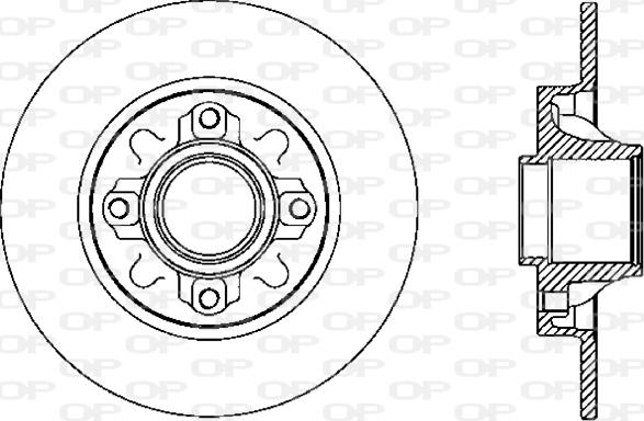 Open Parts BDR2388.10 - Əyləc Diski furqanavto.az