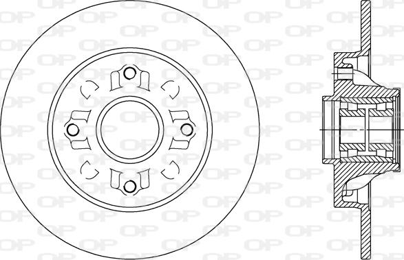 Open Parts BDR2388.30 - Əyləc Diski furqanavto.az