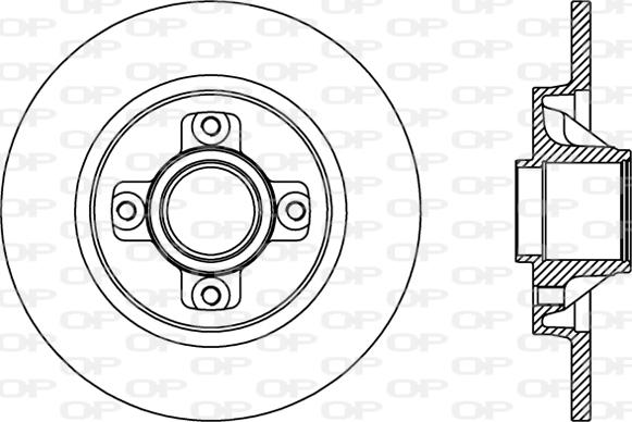 Open Parts BDR2387.10 - Əyləc Diski furqanavto.az