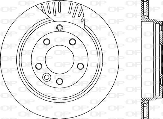 Open Parts BDR2256.20 - Əyləc Diski furqanavto.az