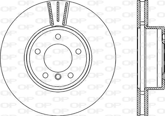 Open Parts BDR2215.20 - Əyləc Diski furqanavto.az