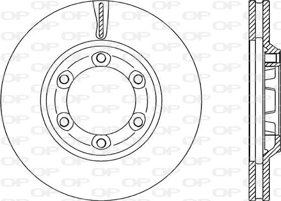 Open Parts BDR2286.20 - Əyləc Diski furqanavto.az