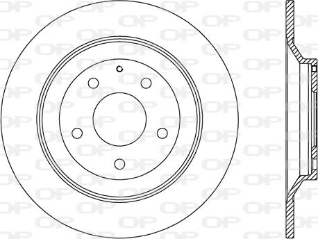 Open Parts BDR2705.10 - Əyləc Diski furqanavto.az