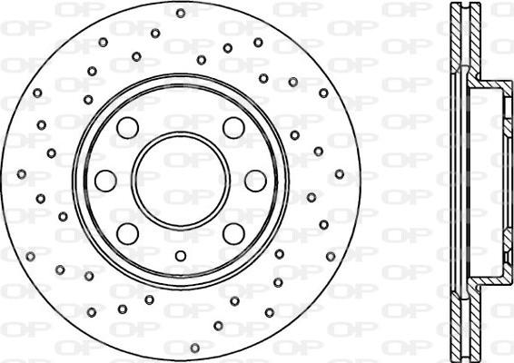 Open Parts BDRS1983.25 - Əyləc Diski furqanavto.az