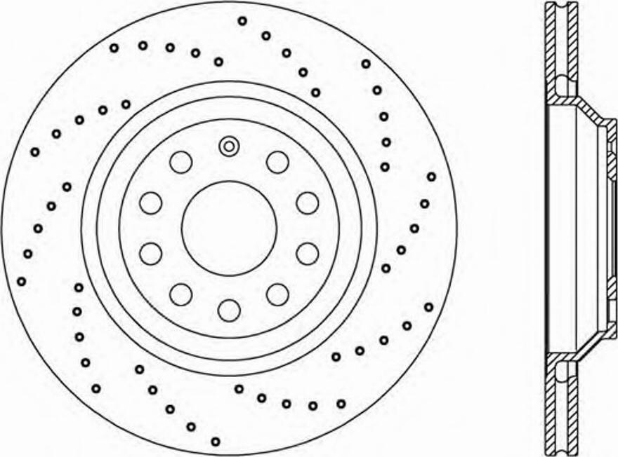 Open Parts BDRS2338.25 - Əyləc Diski furqanavto.az