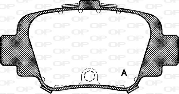 Open Parts BPA0499.00 - Əyləc altlığı dəsti, əyləc diski furqanavto.az