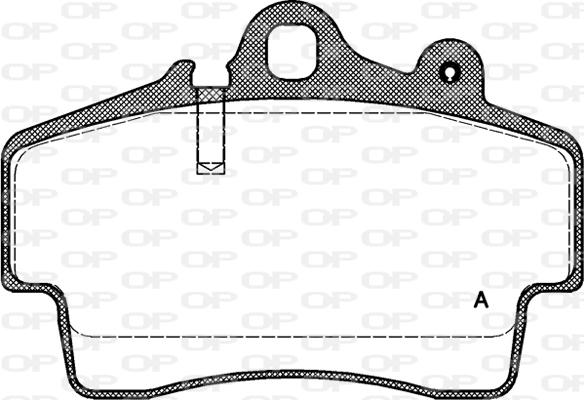 Open Parts BPA0653.00 - Əyləc altlığı dəsti, əyləc diski furqanavto.az