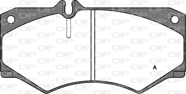 Open Parts BPA0047.30 - Əyləc altlığı dəsti, əyləc diski furqanavto.az