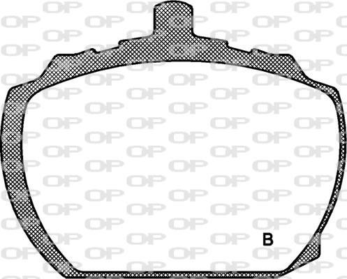 Open Parts BPA0058.10 - Əyləc altlığı dəsti, əyləc diski furqanavto.az