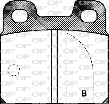 Open Parts BPA0005.01 - Əyləc altlığı dəsti, əyləc diski furqanavto.az