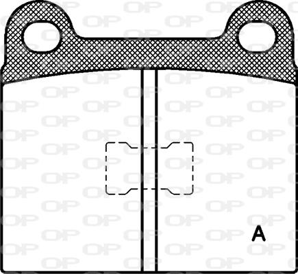 Open Parts BPA0017.00 - Əyləc altlığı dəsti, əyləc diski furqanavto.az