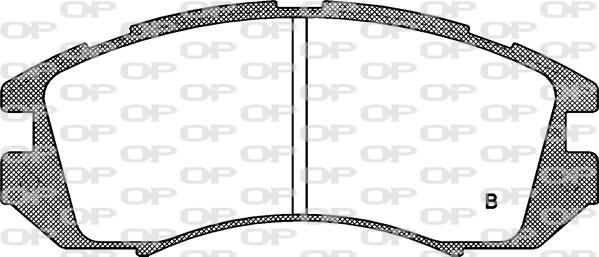 Open Parts BPA0191.12 - Əyləc altlığı dəsti, əyləc diski furqanavto.az