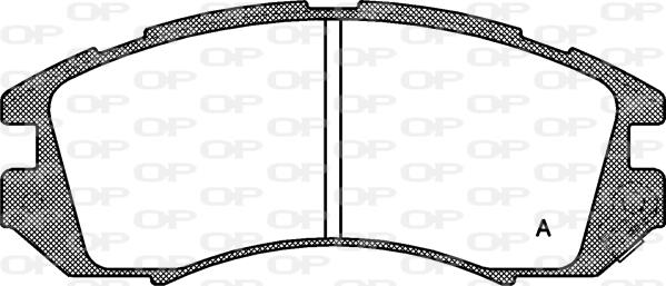 Open Parts BPA0191.12 - Əyləc altlığı dəsti, əyləc diski furqanavto.az