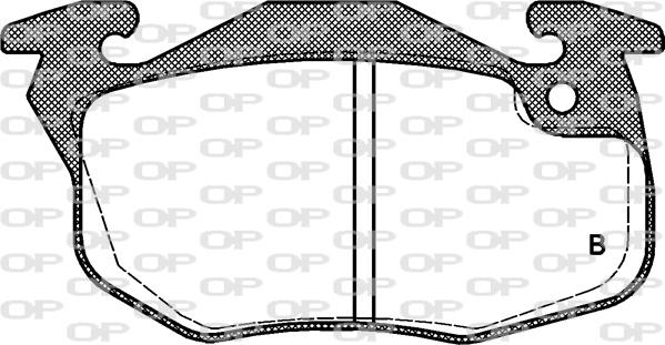 Open Parts BPA0192.22 - Əyləc altlığı dəsti, əyləc diski furqanavto.az