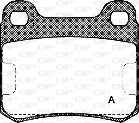 Open Parts BPA0157.00 - Əyləc altlığı dəsti, əyləc diski furqanavto.az