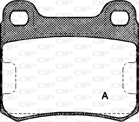 Open Parts BPA0157.10 - Əyləc altlığı dəsti, əyləc diski furqanavto.az