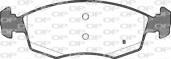 Open Parts BPA0172.30 - Əyləc altlığı dəsti, əyləc diski furqanavto.az