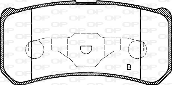 Open Parts BPA0803.22 - Əyləc altlığı dəsti, əyləc diski furqanavto.az