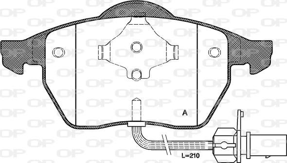 Magneti Marelli BP1191 - Əyləc altlığı dəsti, əyləc diski furqanavto.az