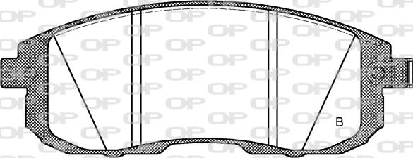 Open Parts BPA0293.14 - Əyləc altlığı dəsti, əyləc diski furqanavto.az