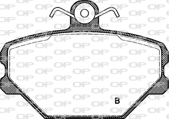 Open Parts BPA0264.02 - Əyləc altlığı dəsti, əyləc diski furqanavto.az