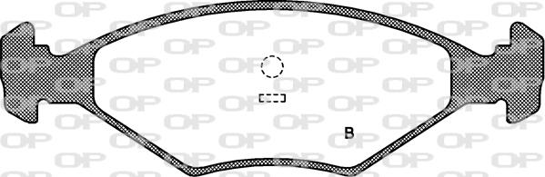 Open Parts BPA0281.12 - Əyləc altlığı dəsti, əyləc diski furqanavto.az