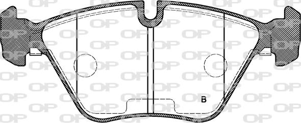 Open Parts BPA0270.15 - Əyləc altlığı dəsti, əyləc diski furqanavto.az