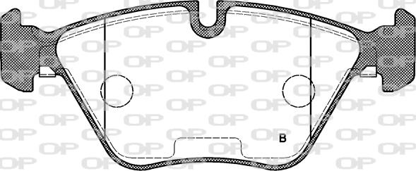 Open Parts BPA0270.25 - Əyləc altlığı dəsti, əyləc diski furqanavto.az