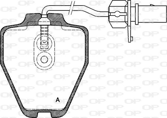 Open Parts BPA0752.02 - Əyləc altlığı dəsti, əyləc diski furqanavto.az