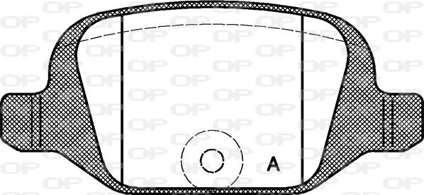 Open Parts BPA0727.00 - Əyləc altlığı dəsti, əyləc diski furqanavto.az