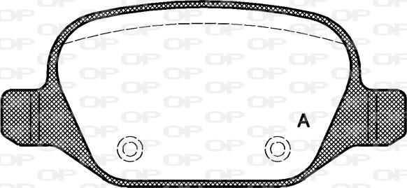 Open Parts BPA0727.20 - Əyləc altlığı dəsti, əyləc diski furqanavto.az