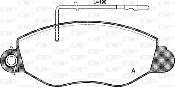 Open Parts BPA0772.22 - Əyləc altlığı dəsti, əyləc diski furqanavto.az