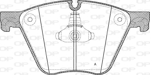 Open Parts BPA1419.00 - Əyləc altlığı dəsti, əyləc diski furqanavto.az