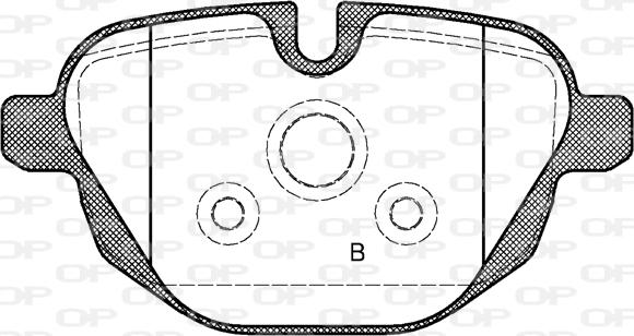 Open Parts BPA1421.00 - Əyləc altlığı dəsti, əyləc diski furqanavto.az