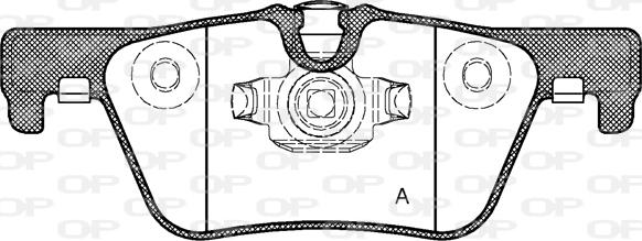 Open Parts BPA1476.00 - Əyləc altlığı dəsti, əyləc diski furqanavto.az