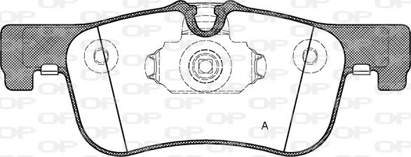 Open Parts BPA1478.10 - Əyləc altlığı dəsti, əyləc diski furqanavto.az