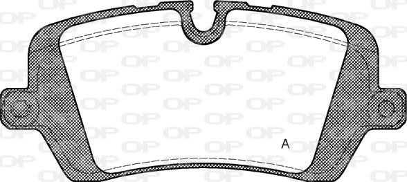 Open Parts BPA1541.00 - Əyləc altlığı dəsti, əyləc diski furqanavto.az
