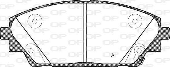 Open Parts BPA1569.02 - Əyləc altlığı dəsti, əyləc diski furqanavto.az