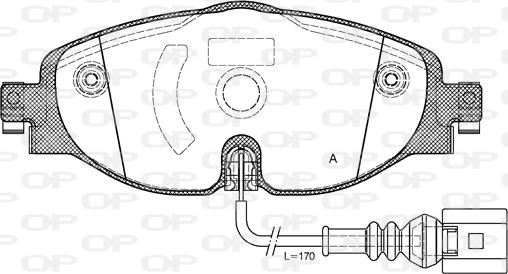 TRUPART DP41902RS - Əyləc altlığı dəsti, əyləc diski furqanavto.az