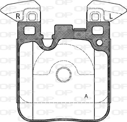 Open Parts BPA1539.00 - Əyləc altlığı dəsti, əyləc diski furqanavto.az