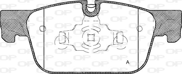 Open Parts BPA1692.10 - Əyləc altlığı dəsti, əyləc diski furqanavto.az