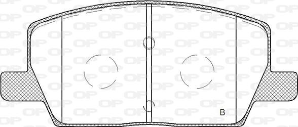 Open Parts BPA1670.02 - Əyləc altlığı dəsti, əyləc diski furqanavto.az