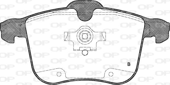 Open Parts BPA1053.00 - Əyləc altlığı dəsti, əyləc diski furqanavto.az