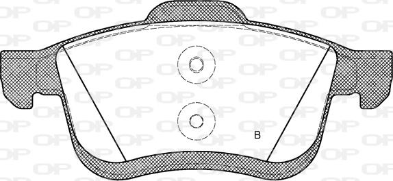 Open Parts BPA1183.22 - Əyləc altlığı dəsti, əyləc diski furqanavto.az