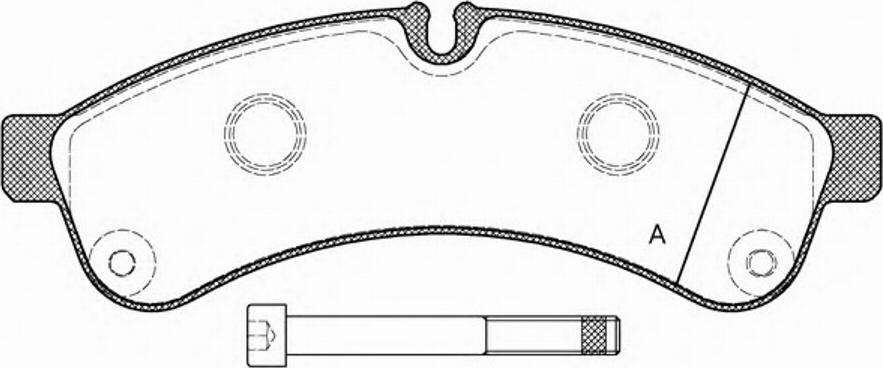 Open Parts BPA133900 - Əyləc altlığı dəsti, əyləc diski furqanavto.az