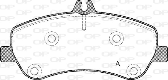 Open Parts BPA1377.00 - Əyləc altlığı dəsti, əyləc diski furqanavto.az