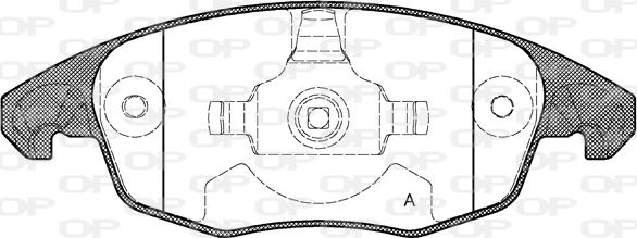 Open Parts BPA1248.00 - Əyləc altlığı dəsti, əyləc diski furqanavto.az