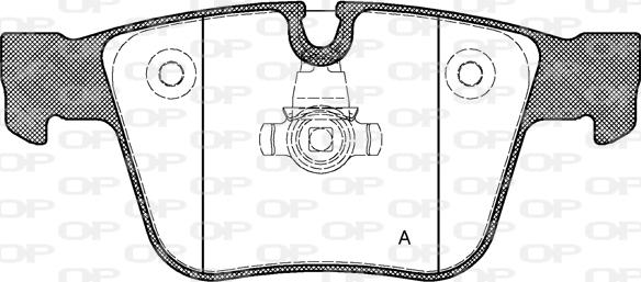 Open Parts BPA1216.00 - Əyləc altlığı dəsti, əyləc diski furqanavto.az