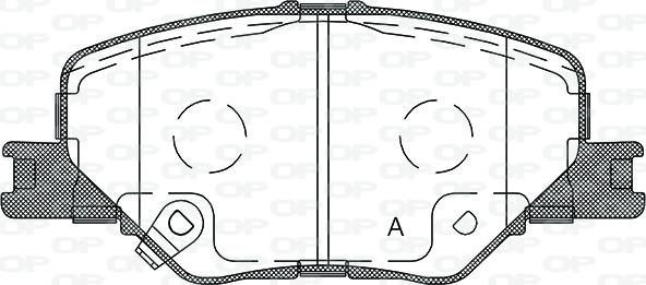 Open Parts BPA1795.02 - Əyləc altlığı dəsti, əyləc diski furqanavto.az