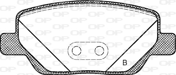 Open Parts BPA1700.02 - Əyləc altlığı dəsti, əyləc diski furqanavto.az